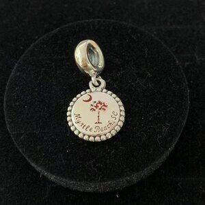 Pandora Charleston SC Exclusive Dangle Charm Outh Carolina Flag Pendant